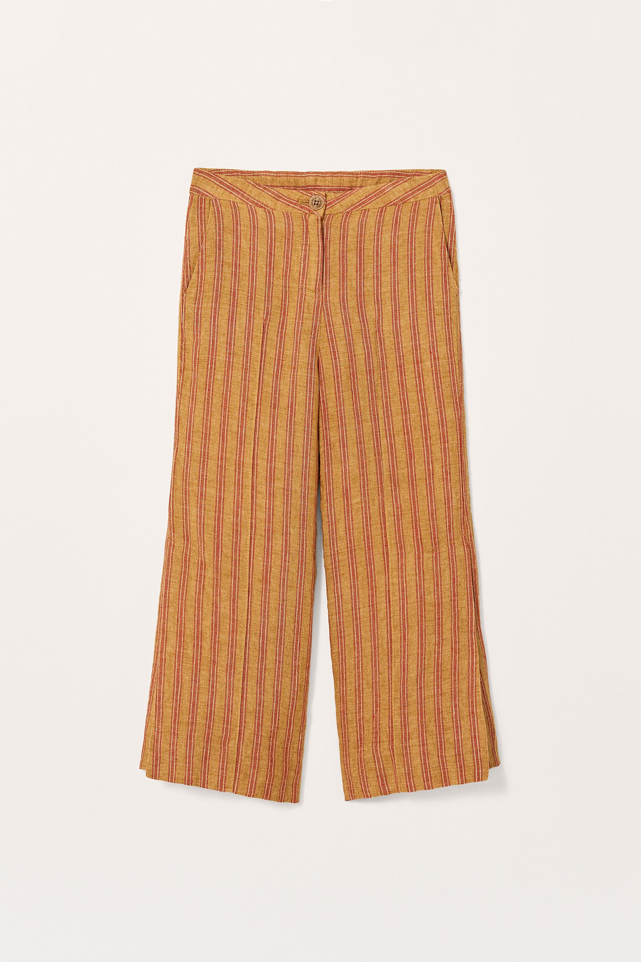STRIPED 100% LINEN PANTS LIMITED EDITION